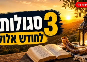 עכשיו בשידור חי: 3 סגולות לחודש אלול שיכולות לשנות את השנה שלכם