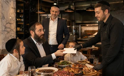 בעל המסעדה בדק במצלמות ולא האמין למה שראה