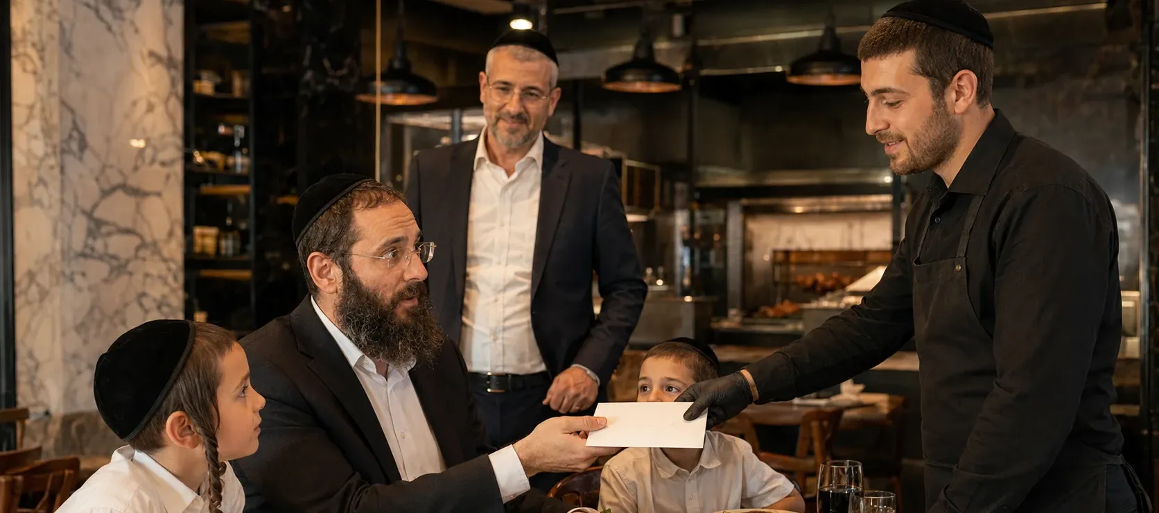 בעל המסעדה בדק במצלמות ולא האמין למה שראה