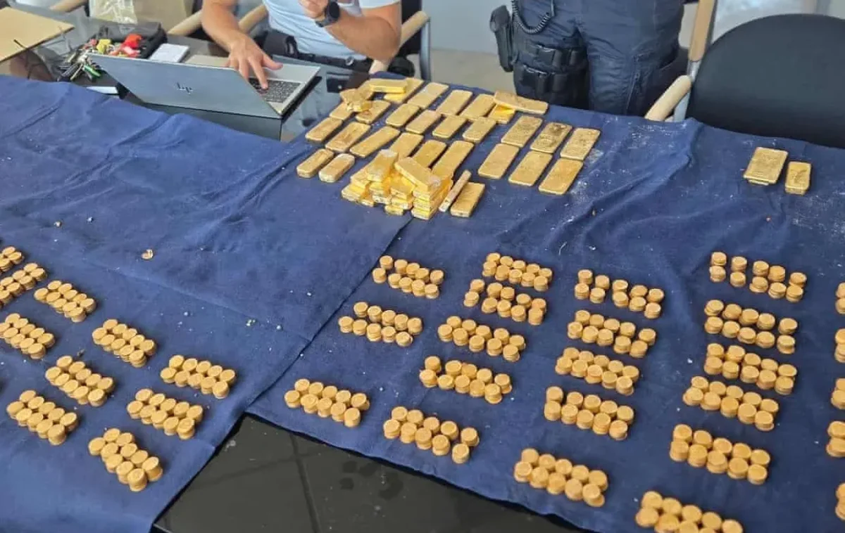 האוצר שנמצא (צילום: משטרת דנדרמונדה/בפייסבוק)