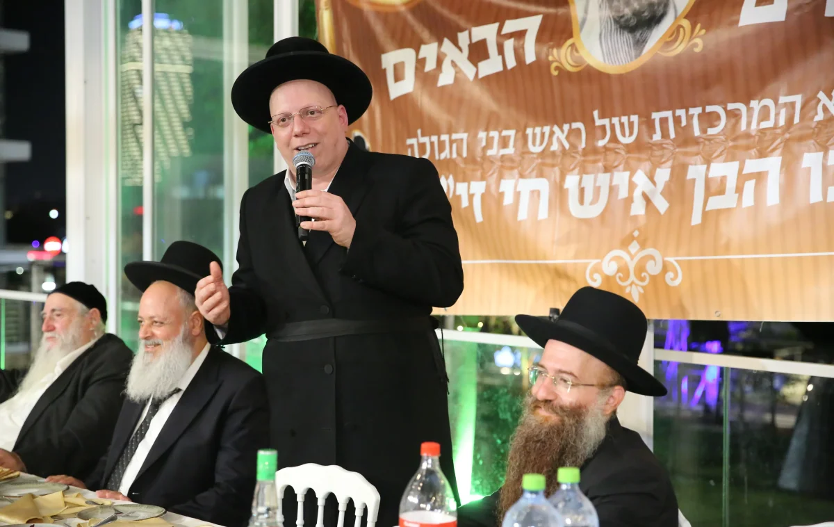 רבנים ואישי ציבור בהילולת ה"בן איש חי" בבני ברק