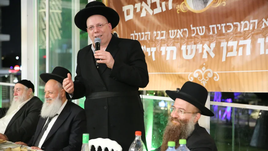 רבנים ואישי ציבור בהילולת ה"בן איש חי" בבני ברק רבנים ואישי ציבור בהילולת ה"בן איש חי" בבני ברק