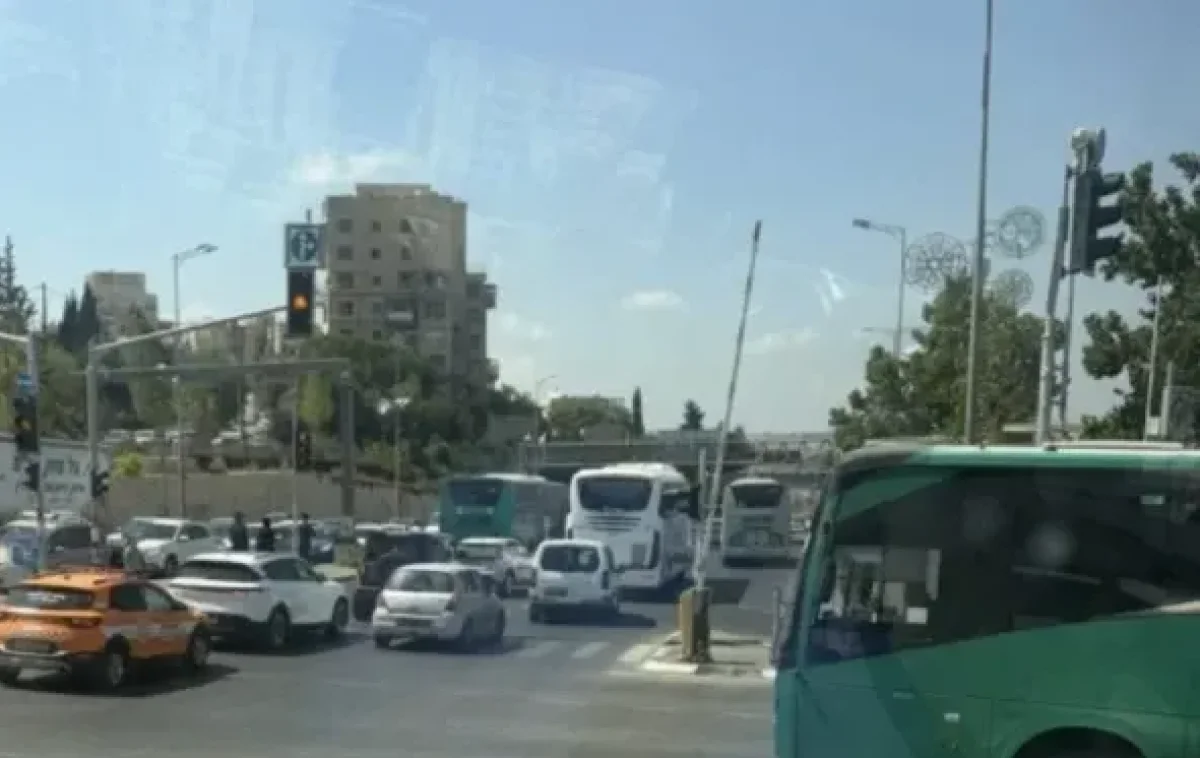 התאונה בכניסה לירושלים