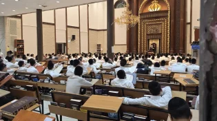 לקראת הימים הנוראים: המשגיח ממיר הגיע לישיבת רכסים