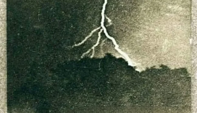 הרגע שבו הברק נתפס לראשונה בעדשת המצלמה