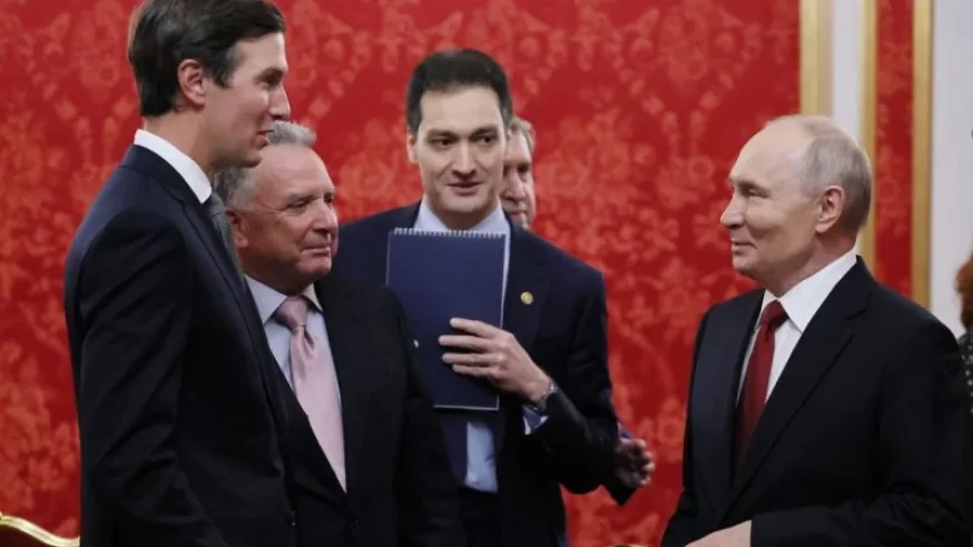 פוטין עם עם סטיב ויטקוף וג'ראד קושנר פוטין עם עם סטיב ויטקוף וג'ראד קושנר