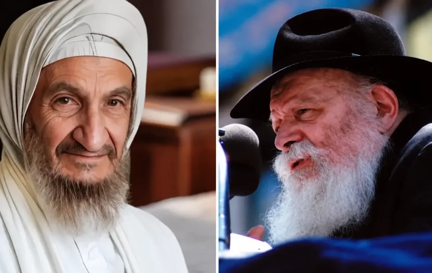 הרבי מליובאוויטש זי"ע והבבא סאלי זי"ע הרבי מליובאוויטש זי"ע והבבא סאלי זי"ע