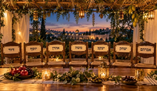 הזמנתם אותם לסוכה? כל מה שרציתם לדעת על האושפיזין