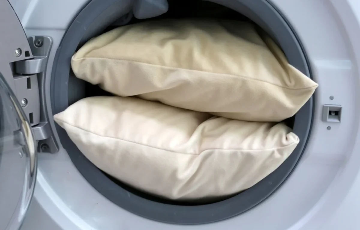 כרית במכונת כביסה כרית במכונת כביסה