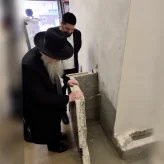 התיעוד מקריית יערים: כך התמלא לראשונה המקווה החדש