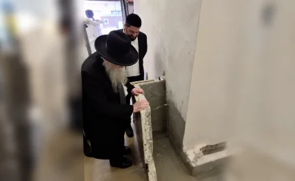 התיעוד מקריית יערים: כך התמלא לראשונה המקווה החדש