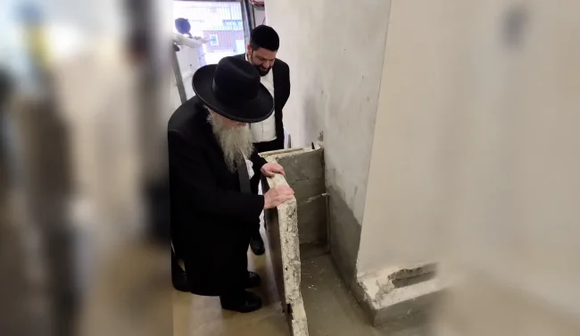 התיעוד מקריית יערים: כך התמלא לראשונה המקווה החדש