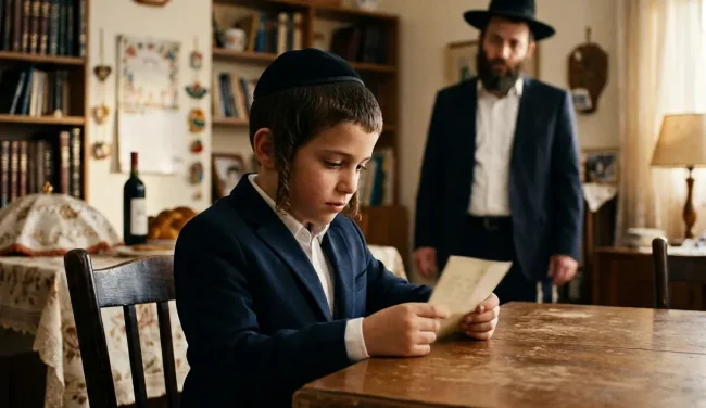 האב הסתיר מבנו את האמת, עד שהילד מצא את המכתב