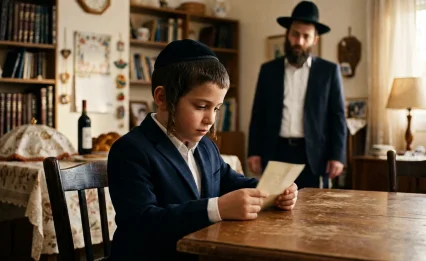 האב הסתיר מבנו את האמת, עד שהילד מצא את המכתב