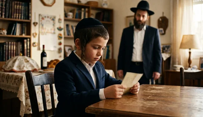 האב הסתיר מבנו את האמת, עד שהילד מצא את המכתב
