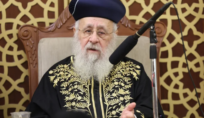 "מרן היה מחבב אותו": הרב יצחק יוסף נפרד מהרב בצרי