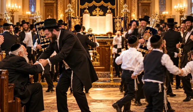 החוט שמחבר את התורה כולה: הסוד שנחשף בשמחת תורה