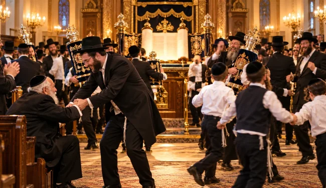 החוט שמחבר את התורה כולה: הסוד שנחשף בשמחת תורה