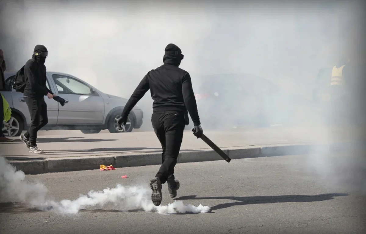 הפגנה בצרפת הפגנה בצרפת