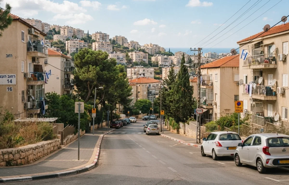 מראה של שכונה ישראלית