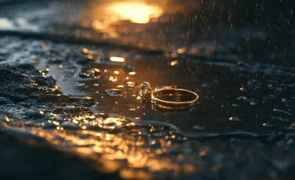 לאבד טבעת יהלומים ביום גשום זה (לא) באסה
