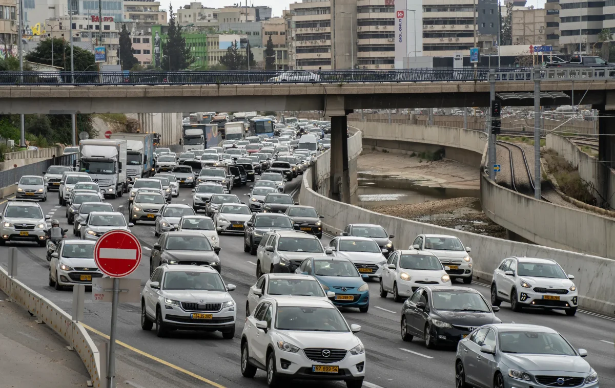 פקקים בתל אביב