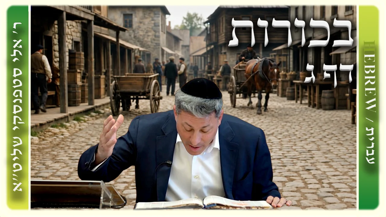 שיעור הדף היומי: בכורות דף ג - ר' אלי סטפנסקי