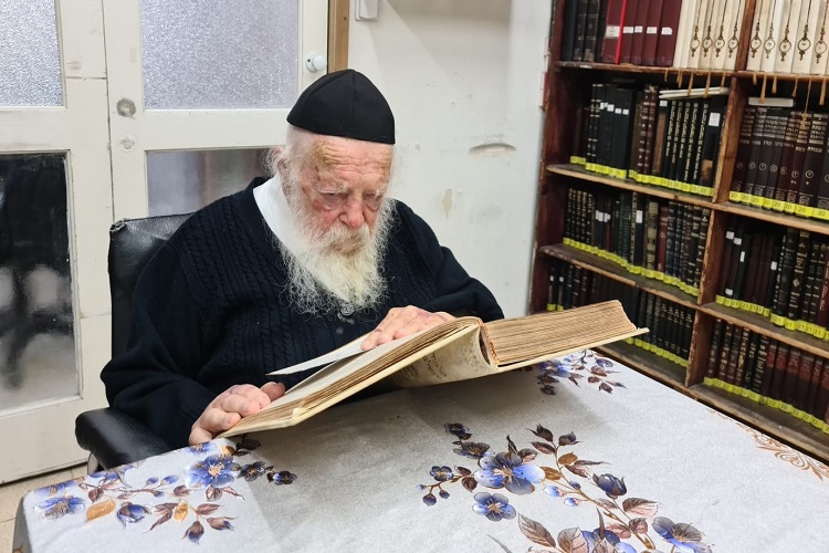 קורונה: הרב חיים קנייבסקי נמצא חיובי לנגיף וממשיך בלימודו (צילום: באדיבות המצלם)