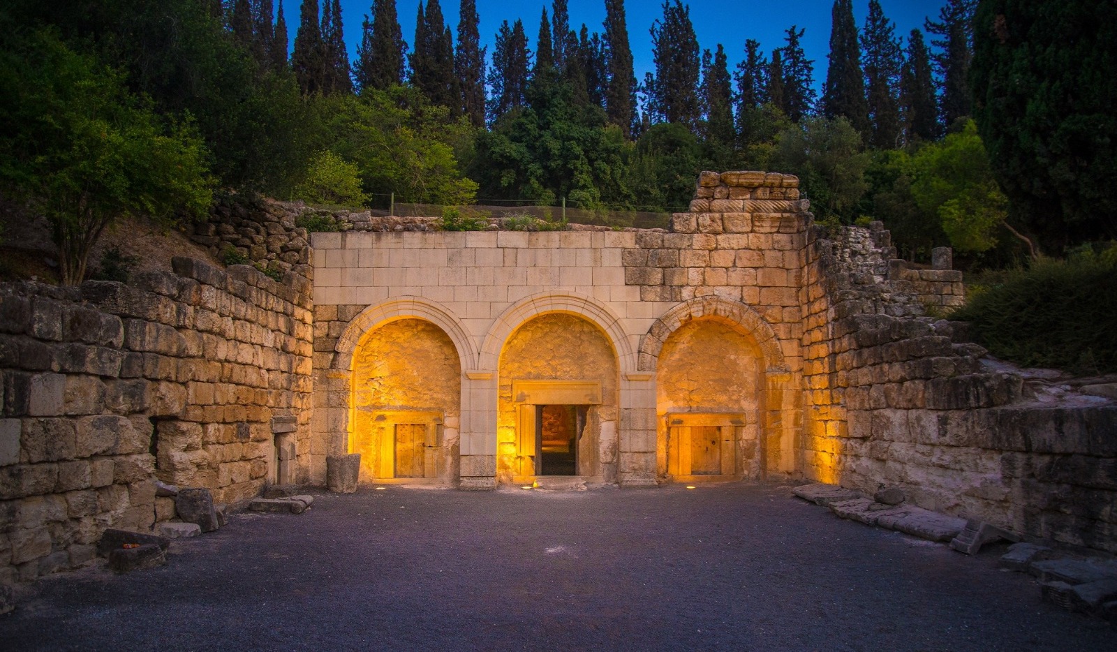 המקום בו התגלתה המנורה|(צילום: רשות הטבע והגנים)