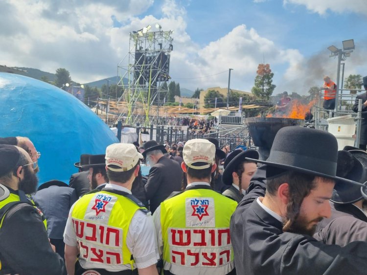 סיכום פעילות מתנדבי הצלה בהילולת הרשב"י