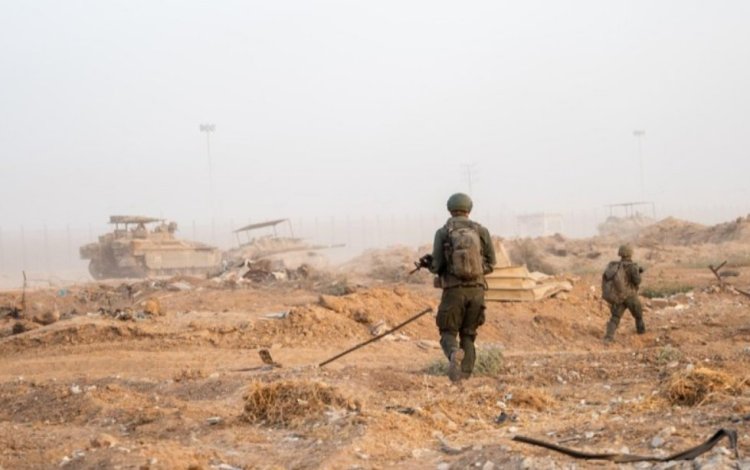 הכוחות ברצועה. צילום: דובר צה"ל