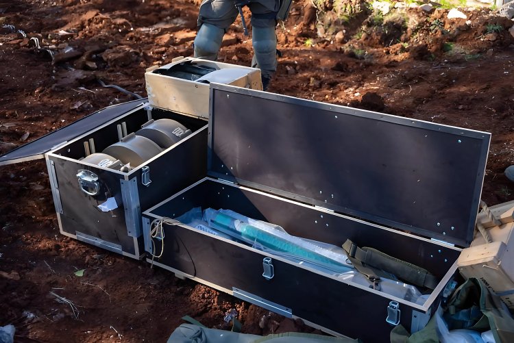 נשק שאותר בלבנון. צילום: דובר צה"ל