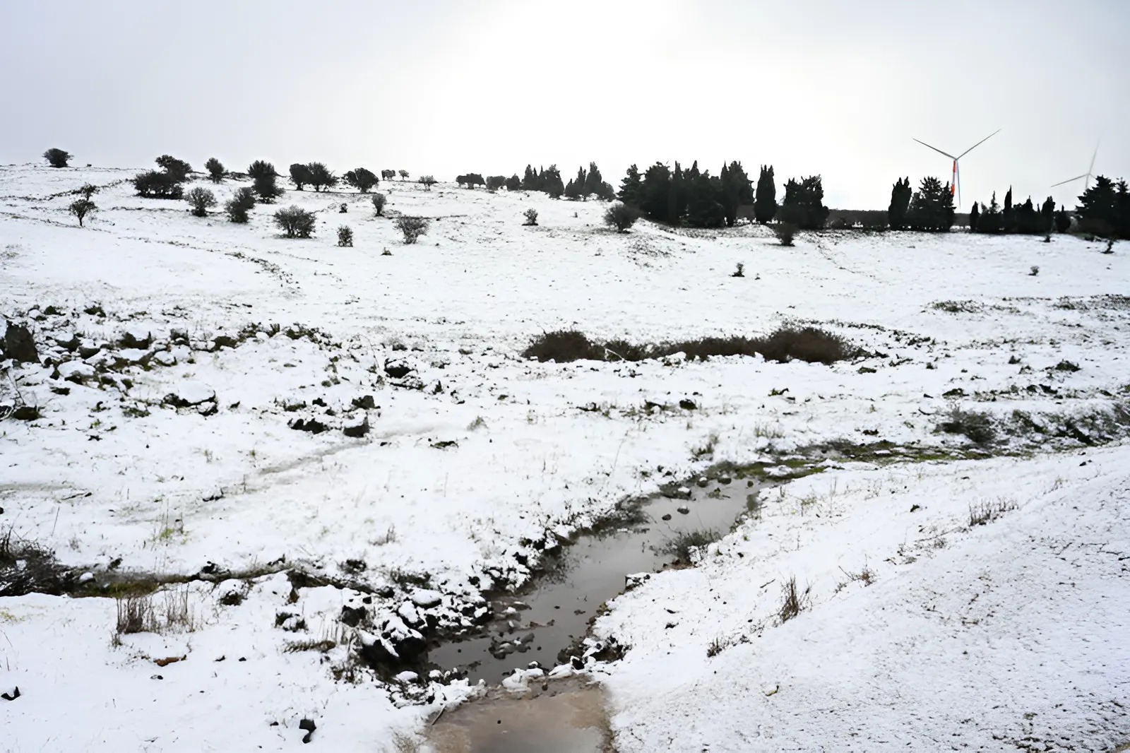 הסערה עודנה כאן: גשמים, שלג בחרמון וחשש לשיטפונות