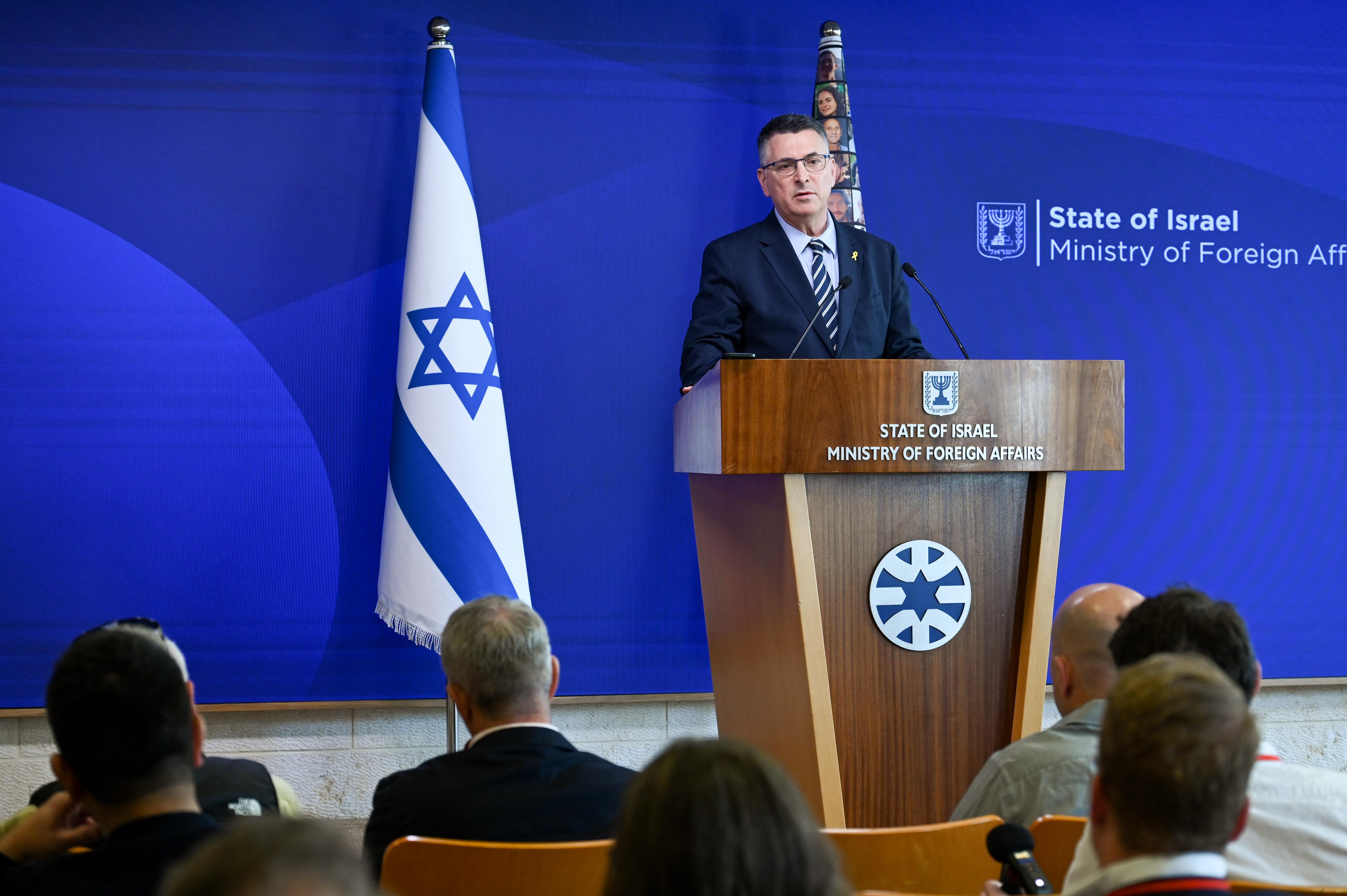 שר החוץ: "לא נקבל את הישארות חמאס בעזה - דורשים פירוז מלא"