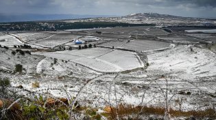תחילת הסופה: היום יהיה קר מאוד - בליווי גשמים, רוחות ושלג בחרמון