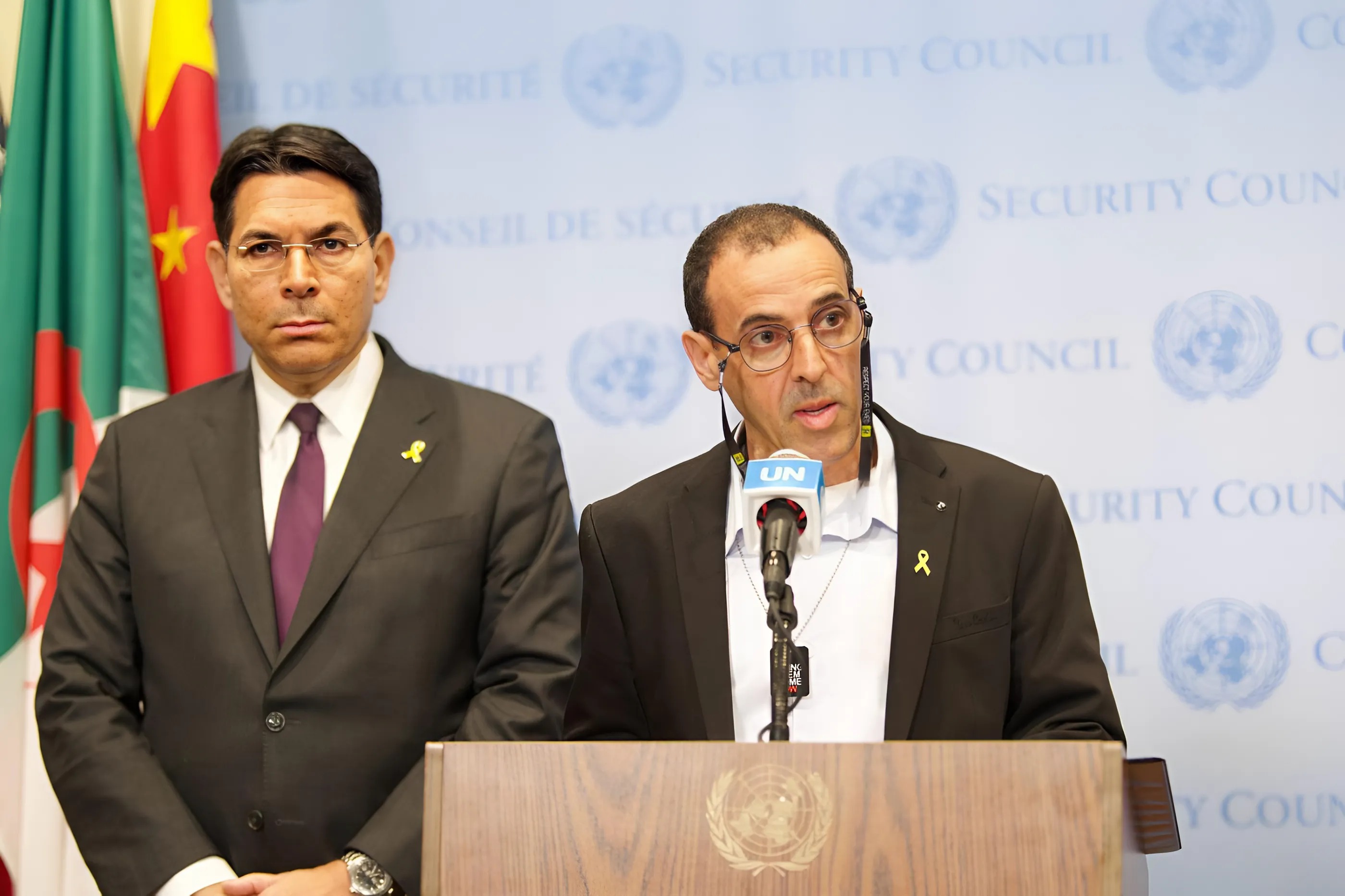 אלי שרעבי נאם באו"ם: "בשבי התייחסו אליי גרוע מחיה"