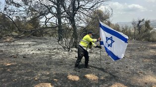 השריפה כילתה 20,000 דונמים; 21 לוחמי אש נפצעו קל