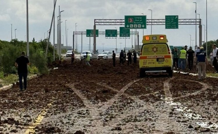 רסיסים נפלו באזור נתב"ג, הבוקר צילום: שימוש לפי סעיף 27 א