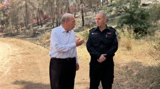 המבקר באזור שריפות הענק: "חייבים להיערך לאירועים מורכבים יותר"