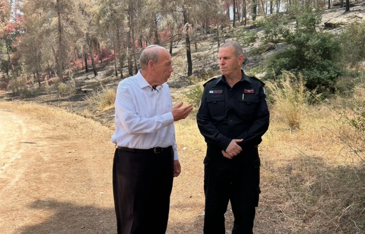 המבקר באזור שריפות הענק: "חייבים להיערך לאירועים מורכבים יותר"