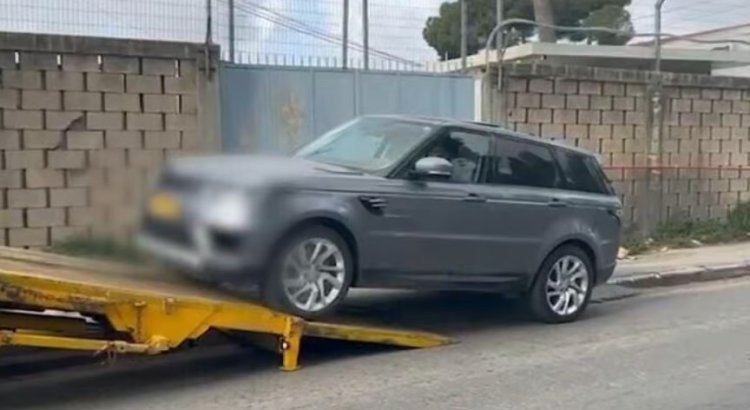 המשטרה חשפה מערך הלבנת כספים של 800 מיליון שקל – חמישה נעצרו ג'יפ שהוחרם בפשיטה המשטרתית (צילום: דוברות המשטרה)