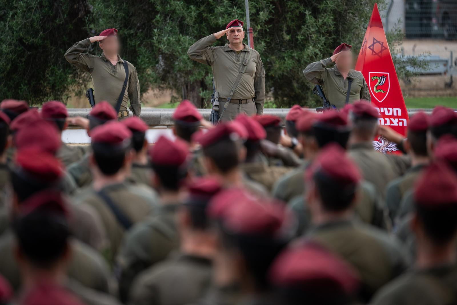 ימים לפני התמרון הנרחב: חטיבת הצנחנים מקבלת מפקד חדש ימים לפני התמרון הנרחב: חטיבת הצנחנים מקבלת מפקד חדש