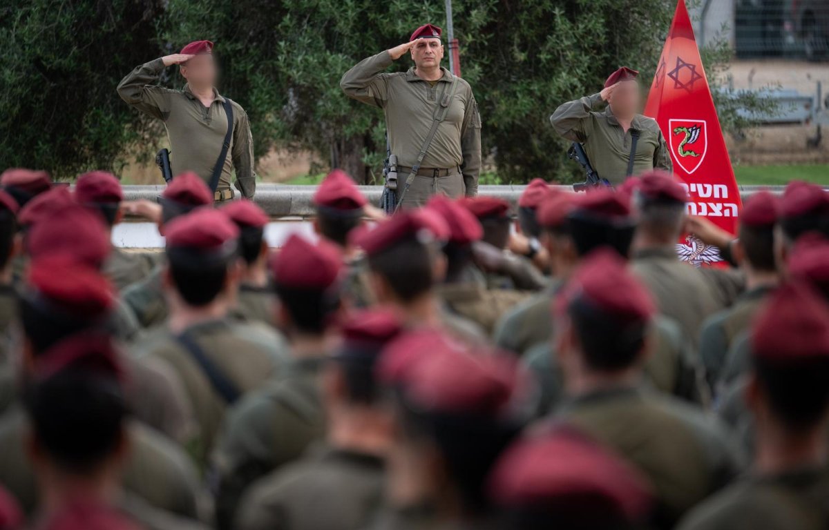 ימים לפני התמרון הנרחב: חטיבת הצנחנים מקבלת מפקד חדש