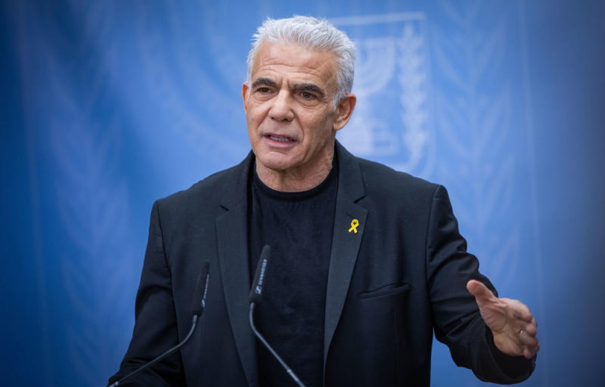 לפיד טוען: ישראל מממנת בסתר את קרן הסיוע ההומניטרי בעזה לפיד טוען: ישראל מממנת בסתר את קרן הסיוע ההומניטרי בעזה