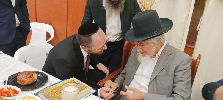 מעמד רב רושם לכבוד מרן שר ההתמדה זצוק"ל