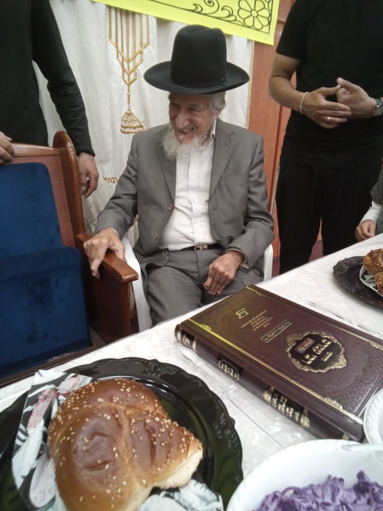 מעמד רב רושם לכבוד מרן שר ההתמדה זצוק"ל