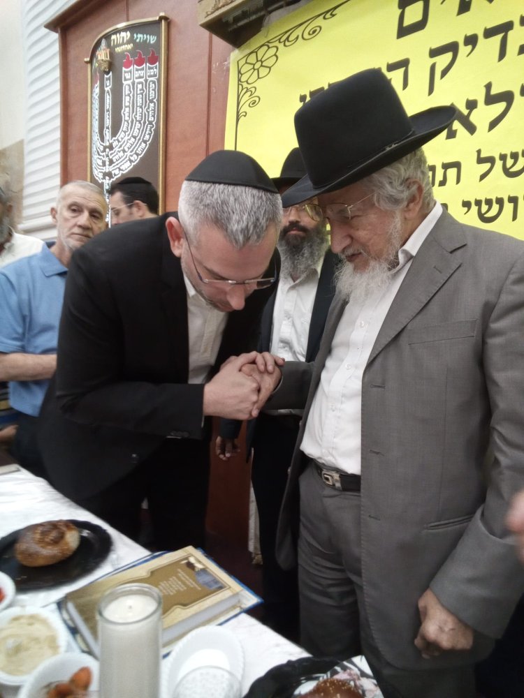 מעמד רב רושם לכבוד מרן שר ההתמדה זצוק"ל