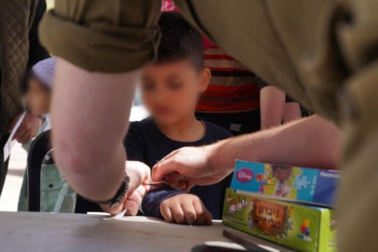 המתקן הקדמי הנייד למיון וטיפול בפצועים בדרום סוריה. צילום: דובר צה"ל