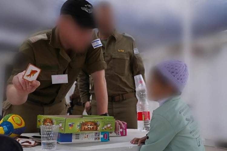 המתקן הקדמי הנייד למיון וטיפול בפצועים בדרום סוריה. צילום: דובר צה"ל