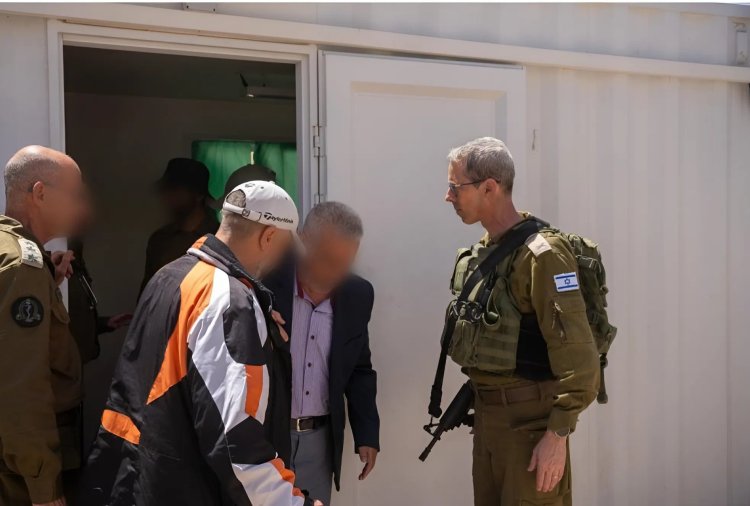 המתקן הקדמי הנייד למיון וטיפול בפצועים בדרום סוריה. צילום: דובר צה"ל